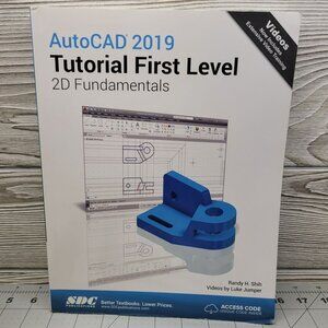 AutoCAD 2019‎ Tutorial First Level 2D Fundamentals Drafting Computer Text Book